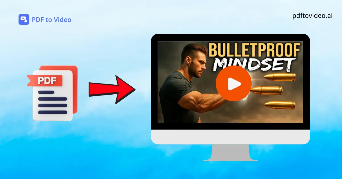 PDF to Video AI – AI-powered PDF to video converter online free
