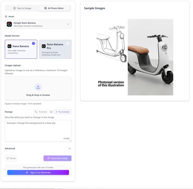 AI Photo Editor media