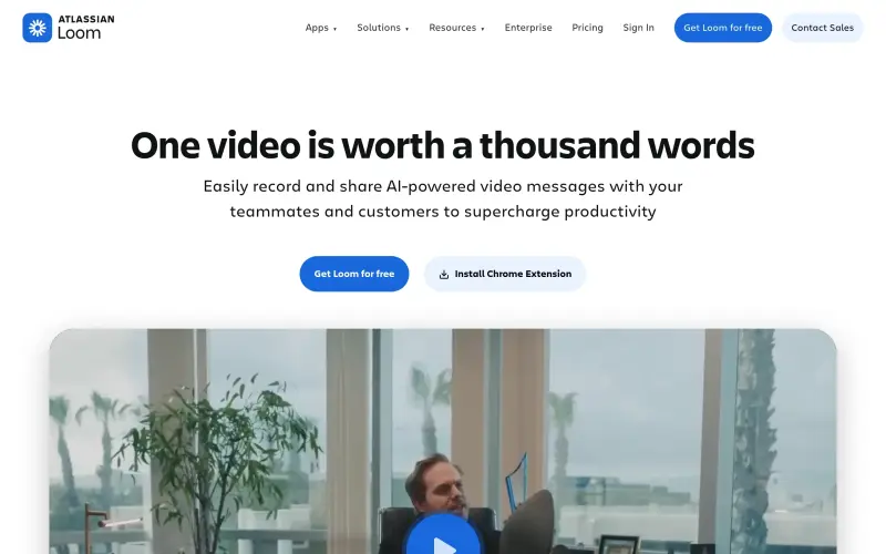 Loom homepage screenshot - Capture and edit screens with ease, share instantly