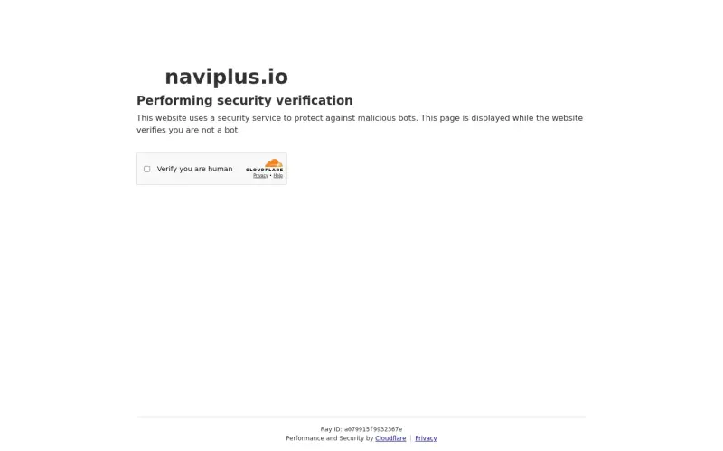 Navi+ AI Menu Builder homepage showing AI menu builder for Shopify