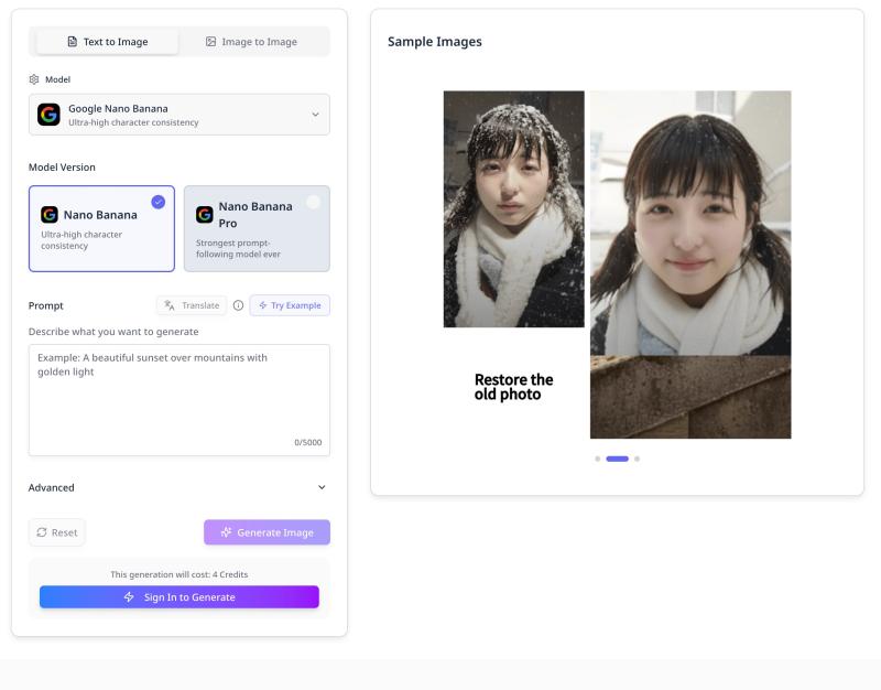 Nano Banana Pro - AI Image Editor | Edit Photo wit media