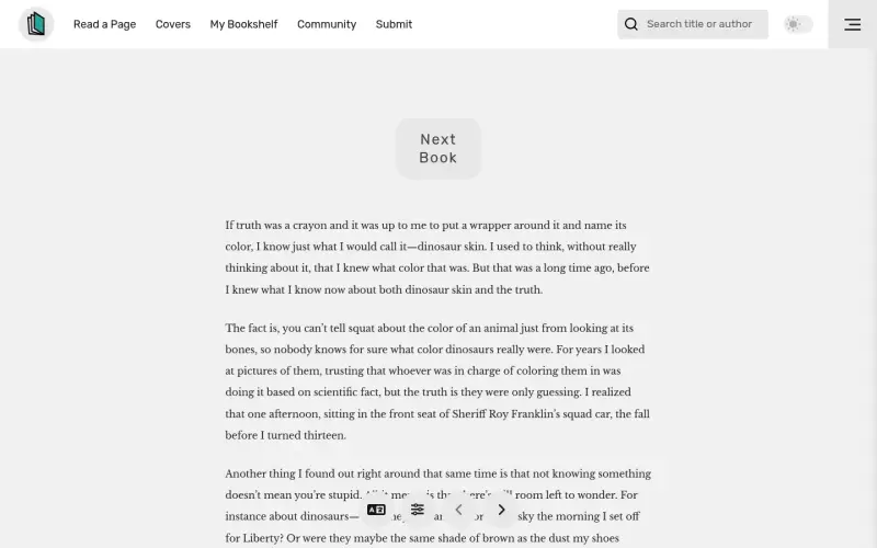 Recommend Me a Book homepage showing Recommend Me a Book, a web app for personalized book recommendations
