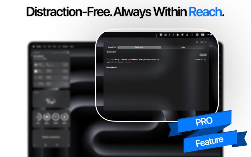 WakeMinder homepage showing Mac reminder app that triggers when computer wakes